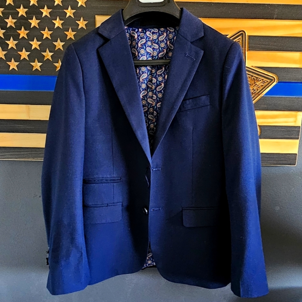 Boys navy suit